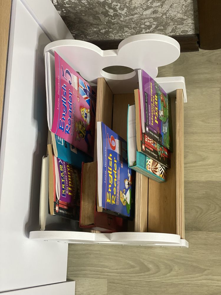Дитяча книжкова полиця, книжковий стелаж, полиця для книг