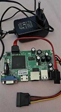 Rejestrator IP 8 kanałowy NVR typ T7808T-PLX 1080P procesor HI3520D