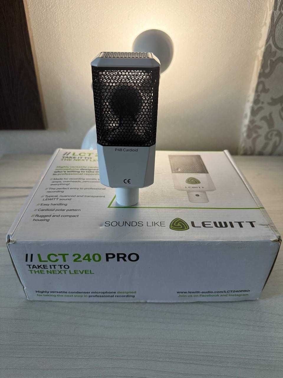 Студийный микрофон Lewitt LCT 240 PRO ValuePack White