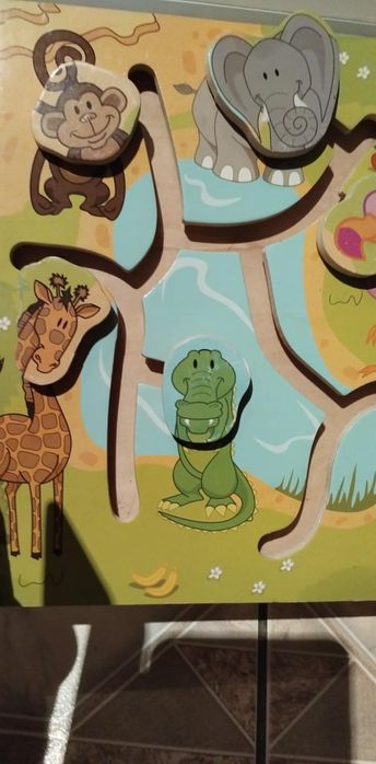 Układanka drewniana dla dzieci