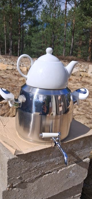 Samowar z dzbankiem 6 litrów indukcja gaz