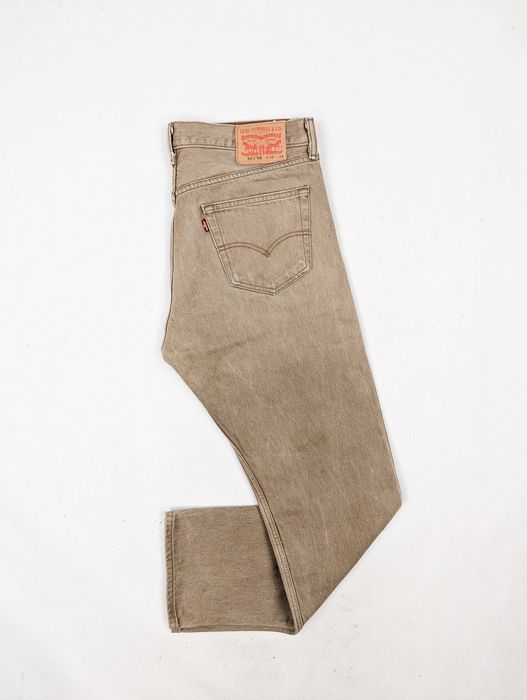 Levi's 501 brązowe spodnie jeansowe jeasy 36/34 L