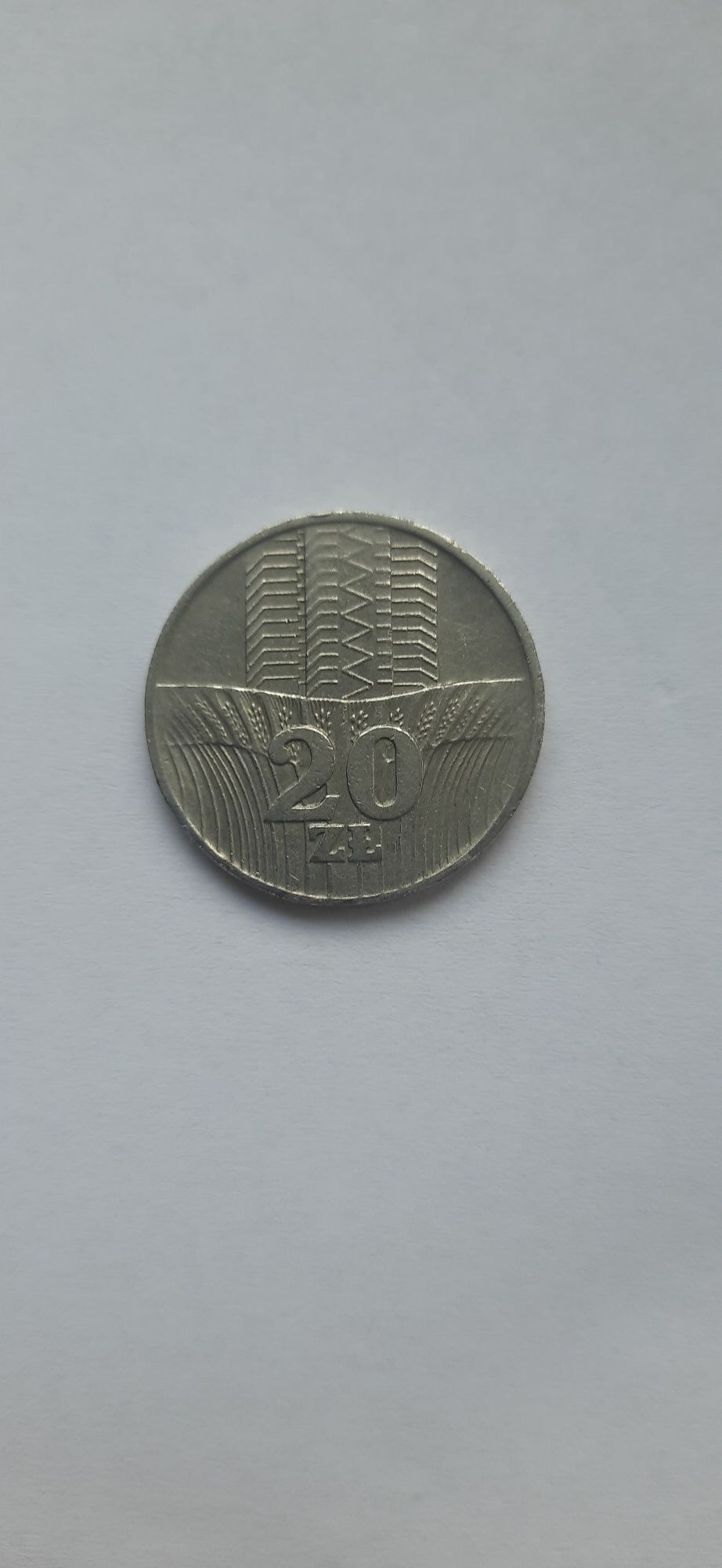 Moneta 20zl 1974r. Bez znaku mennicy