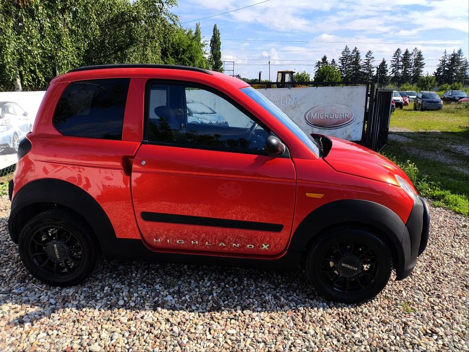 Microcar M.go Highland X -Kamera cofania-Transport Gratis-orurowany !!