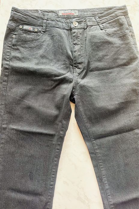 Spodnie jeans sunbird 37 wymiary na zdjęciach