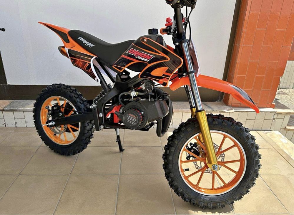 Mini Moto Cross 49cc para crianças - NOVAS