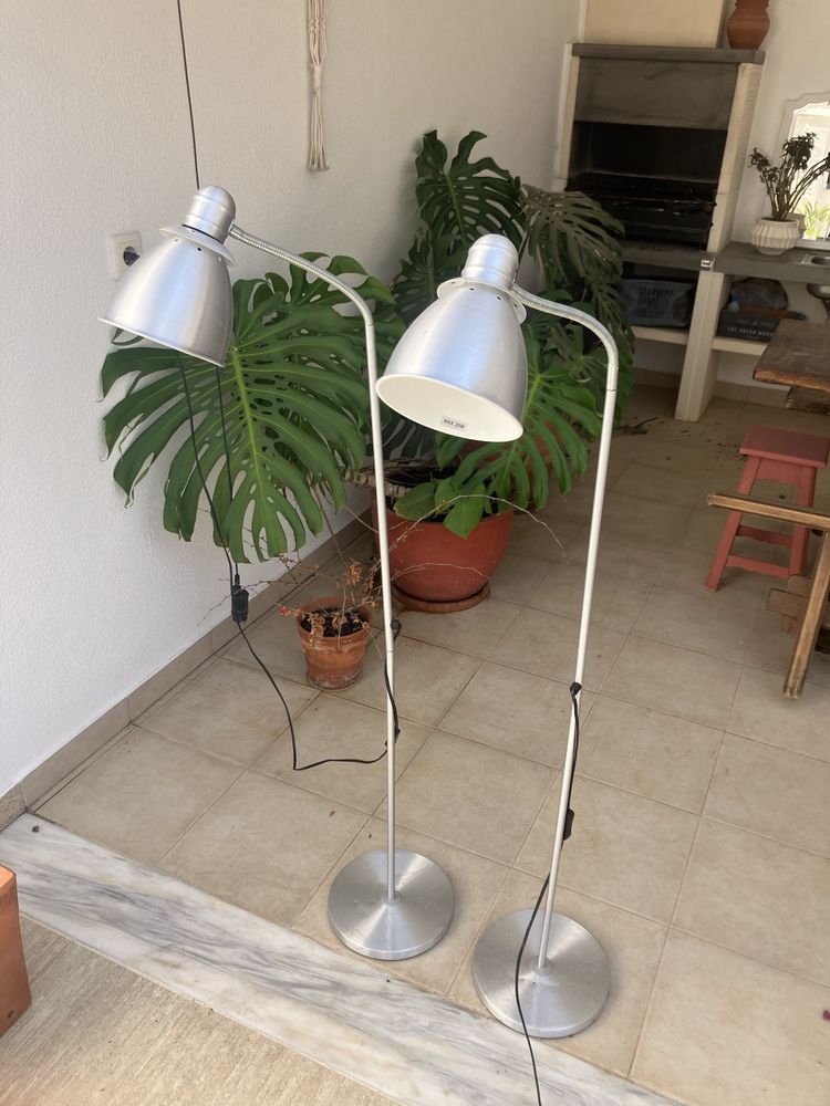 candeeiros de pe ikea usados