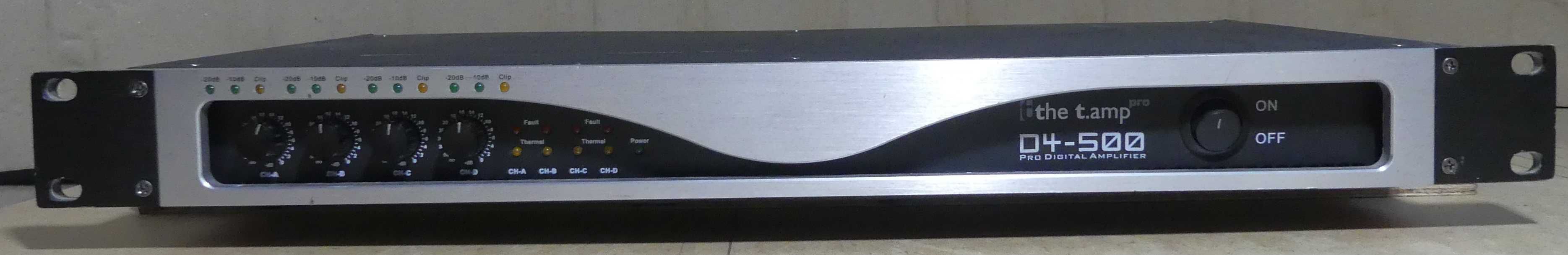 Końcówki mocy: Crest, T-Amp, QSC