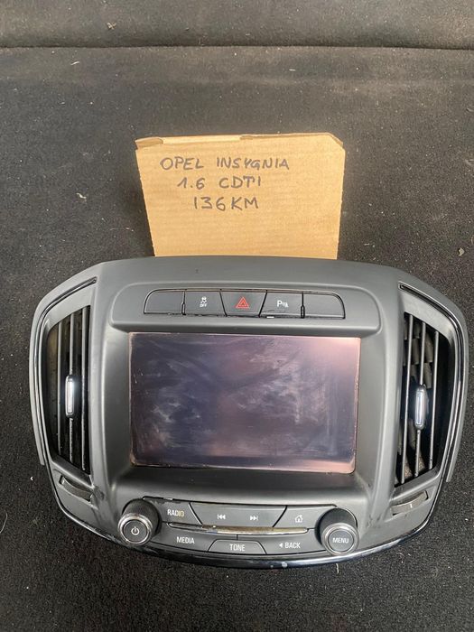Opel insignia astra wyswietlacz nawigacji