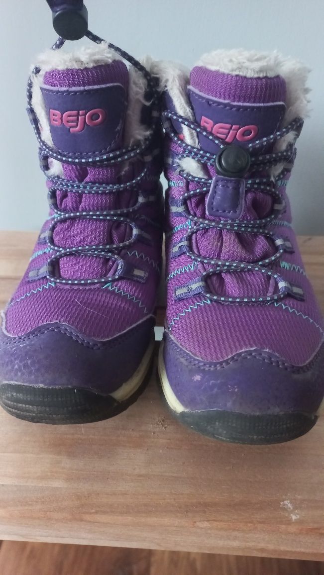 Buty zimowe Bejo dla dziewczynki rozmiar  27