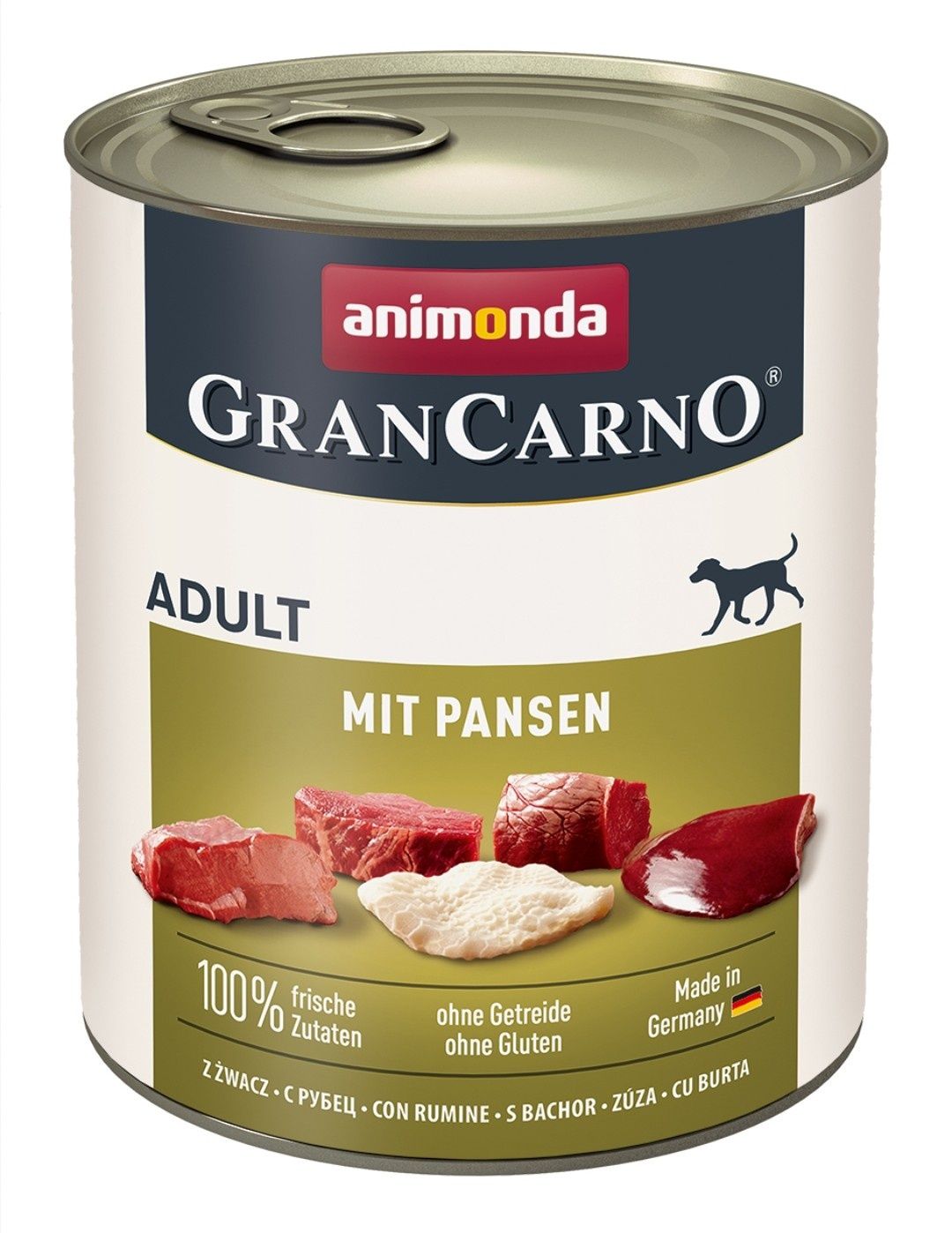 GranCarno z żwaczem adult 10x800g