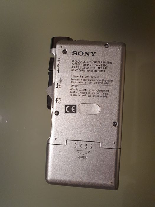Gravador de micro K7  Sony M-560V