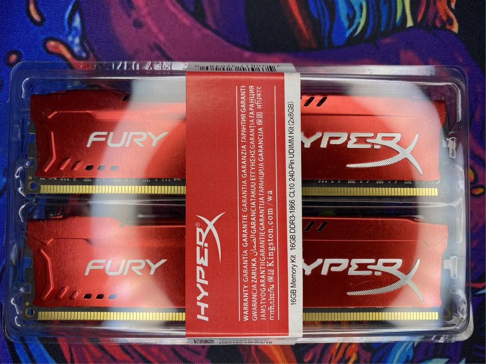 DDR3 1866 8gb HyperX Оперативная память