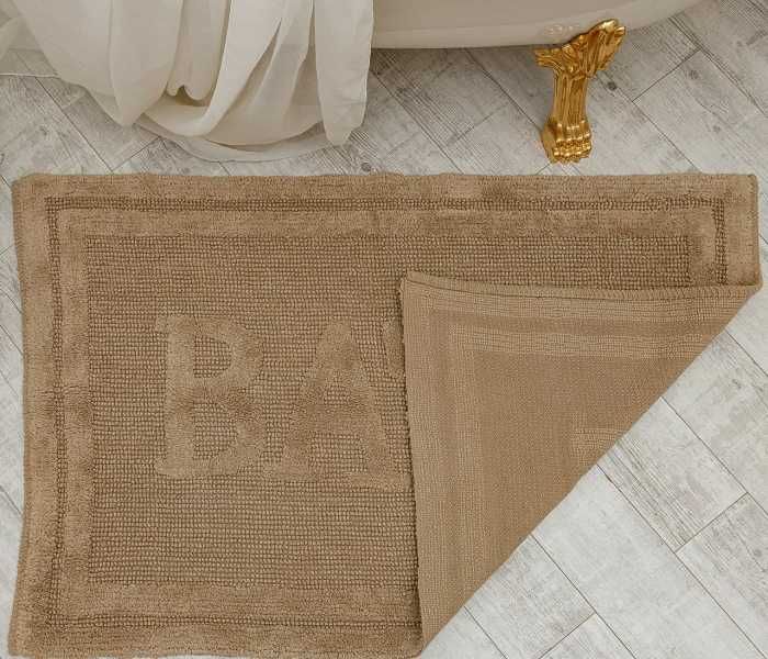 Сучасний килим для ванної кімнати WOVEN RUG beige, ЧУДОВА ЯКІСТЬ !