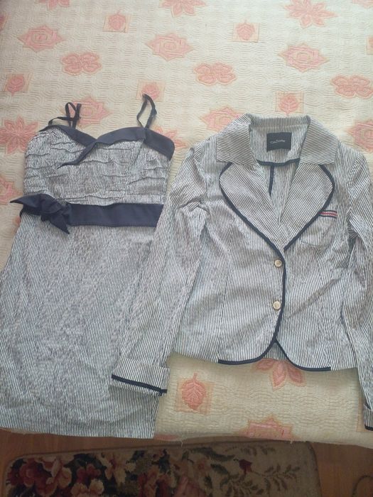 Платье костюм, сарафан пиджак