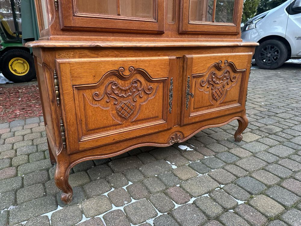 Witrynka ludwikowska dąb Ludwik XV
