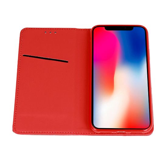 Kabura Smart Book Magnet Do Huawei P Smart (2019) Czerwona