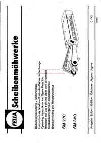 Katalog części kosiarka FELLA SM 270, 320