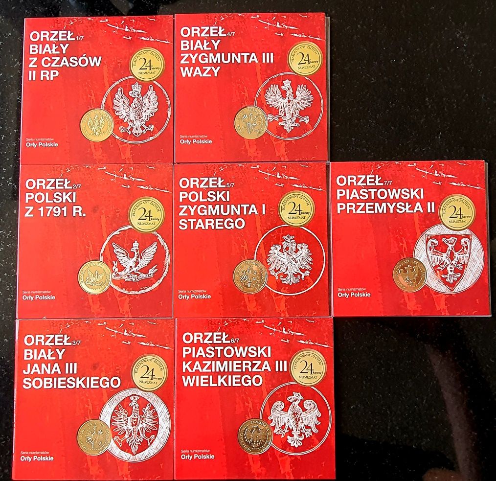 Monety Orzeł Biały kolekcja 2011 - stan idealny - certyfikat
