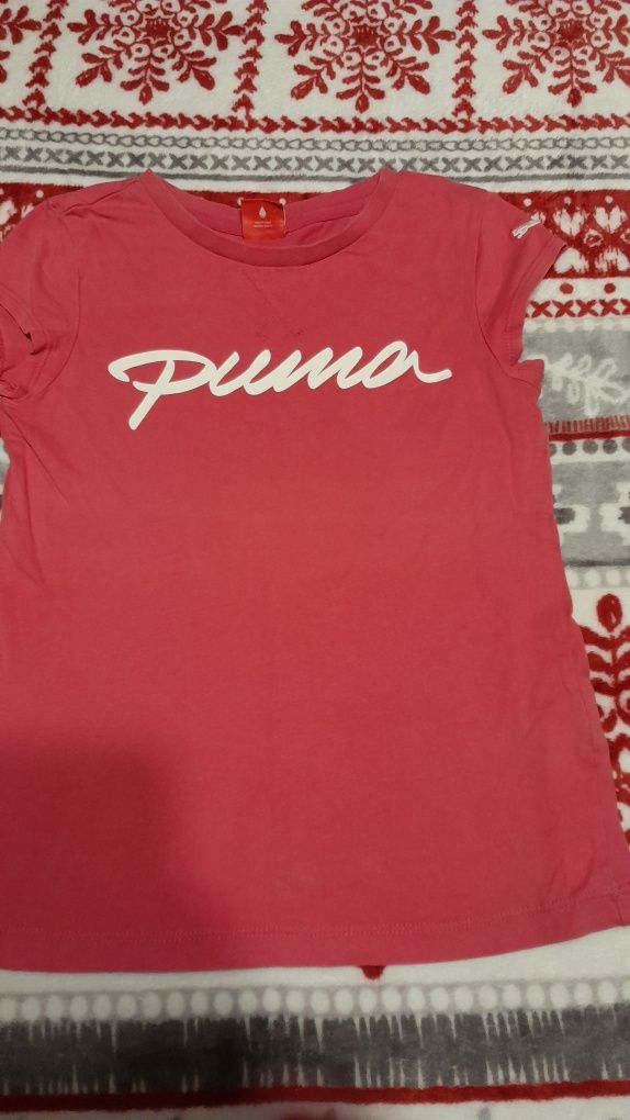 Puma tshirt dziewczęcy 140 cm