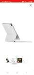 Apple magic keyboard branco novo selado