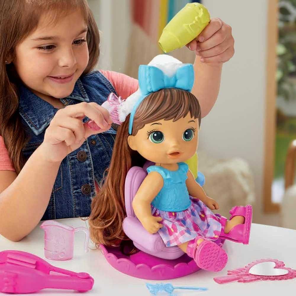 Лялька Бебі Аліве салон краси Baby Alive Sudsy Styling Brown Hair