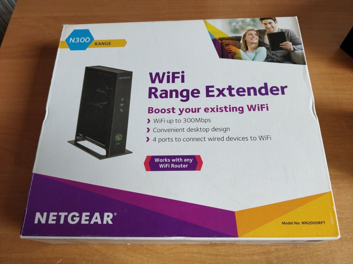 Netgear Wifi Range Extender przedłużacz zasięgu