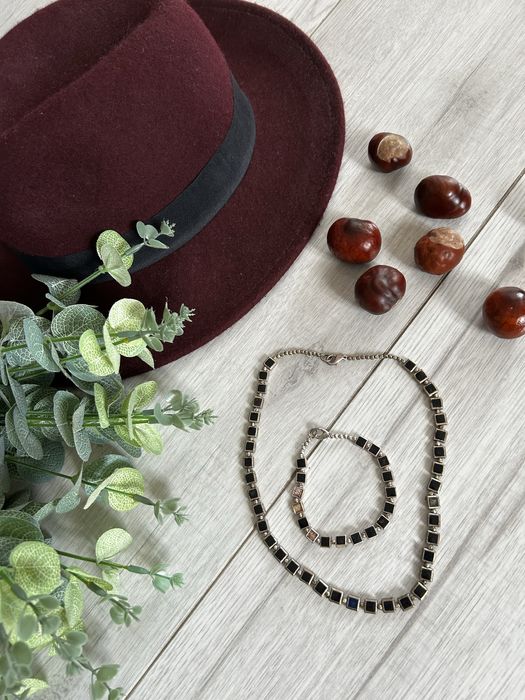 Komplet naszyjnik + branzoletka - nowe