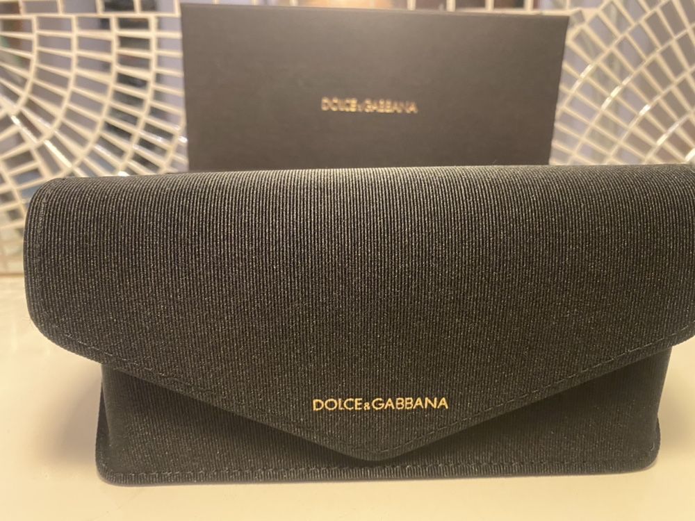 Dolce Gabbana D&G nowe etui okulary