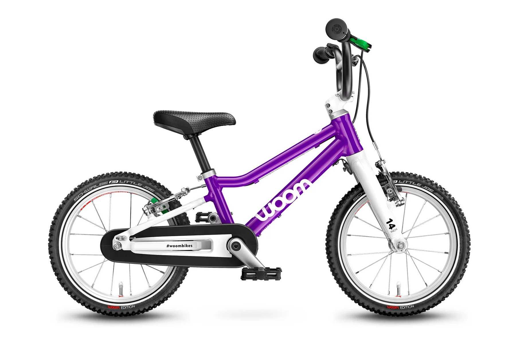 Dziecięcy rower woom 2 fioletowy 2023 wiek: 3-4,5lat
