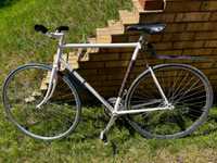 Promo Unisex biały minimalistyczny rower, osprzęt shimano, bez biegów
