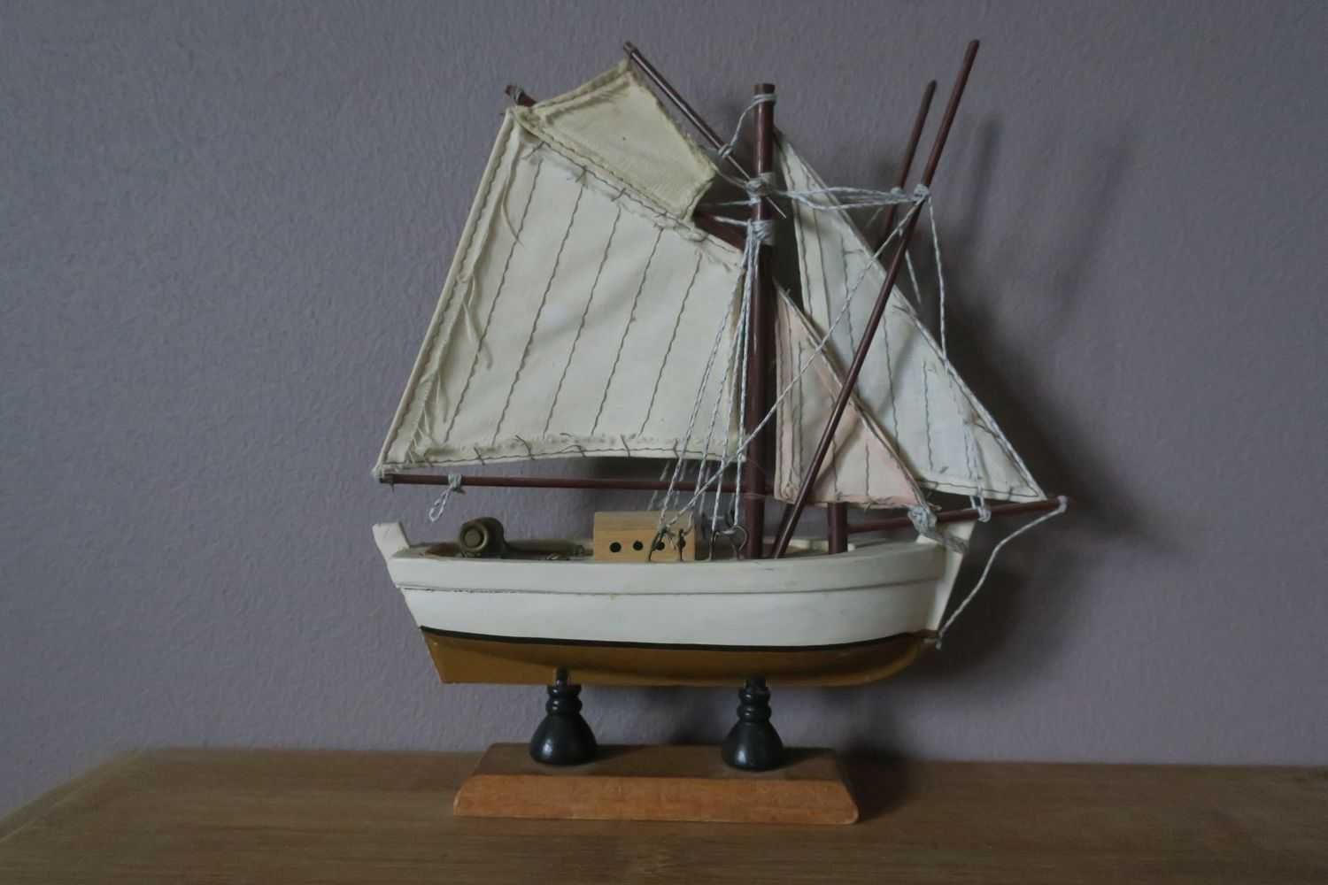 Stary drewniany statek model statku