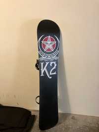 Snowboard K2 W 159 + drake king  xL + Saco de transporte Berg