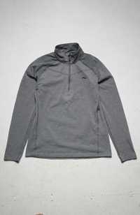 kjus men trace half zip bluza szara męska techniczna M