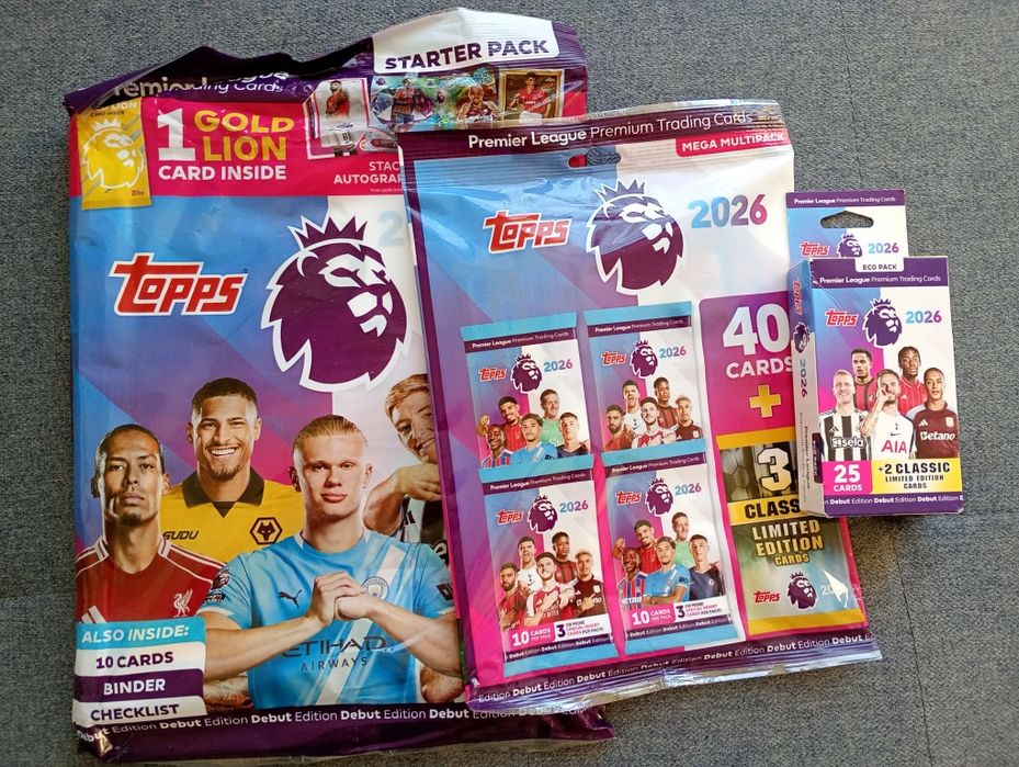 Topps Premier League 2026 karty