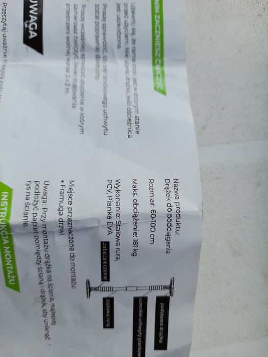 Drążek rozporowy do pociągania NOWY