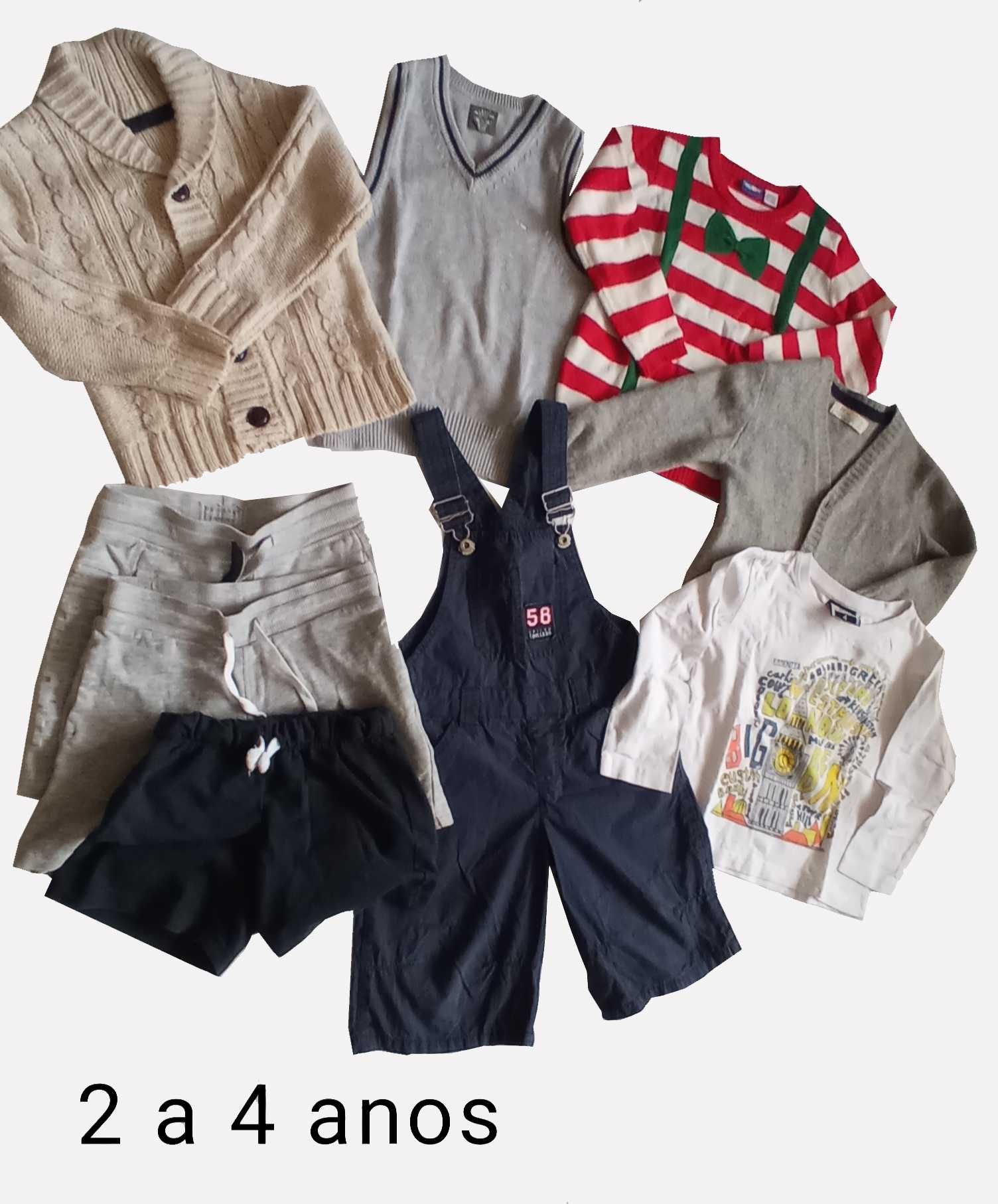 Lote de Roupas (3 meses a 6 anos) 37 peças