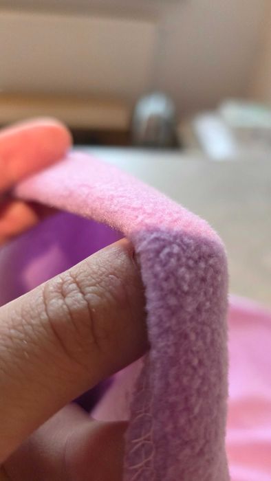 Koc różowy dziewczęcy - miły w dotyku