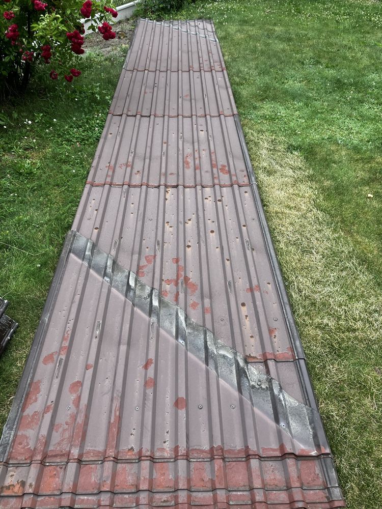 Blacha trapezowa z demontazu. 65 m