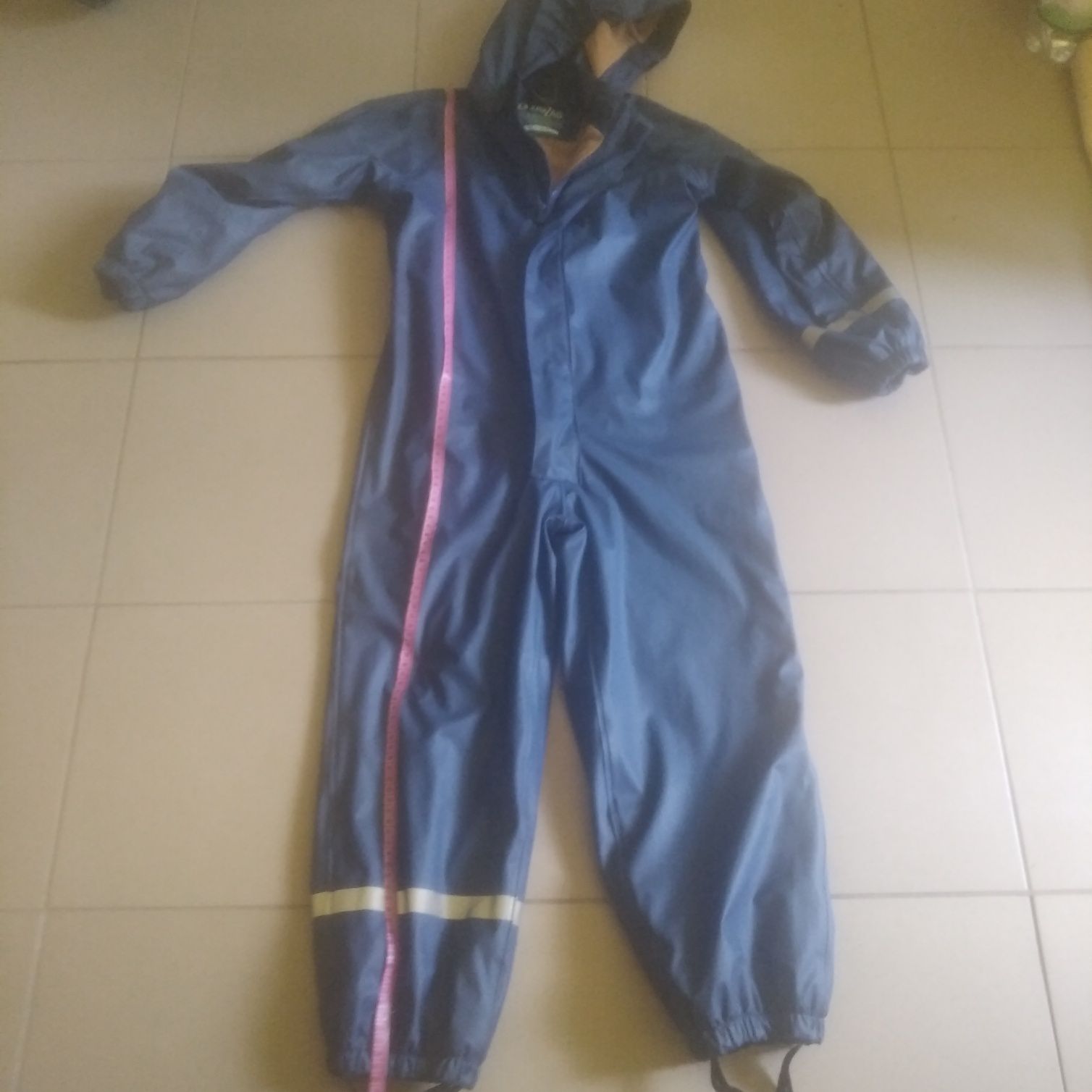 Kombinezon przeciwdeszczowy ocieplany na 128/134 cm Zig Zag