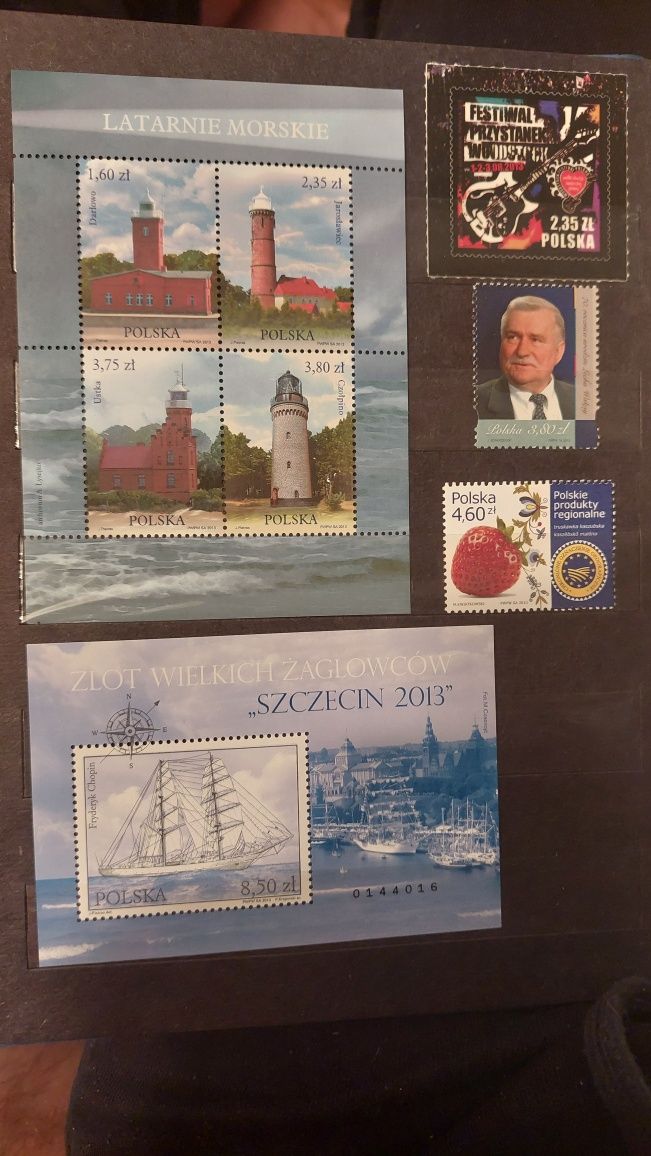 Znaczki polskie pocztowe komplet 2013