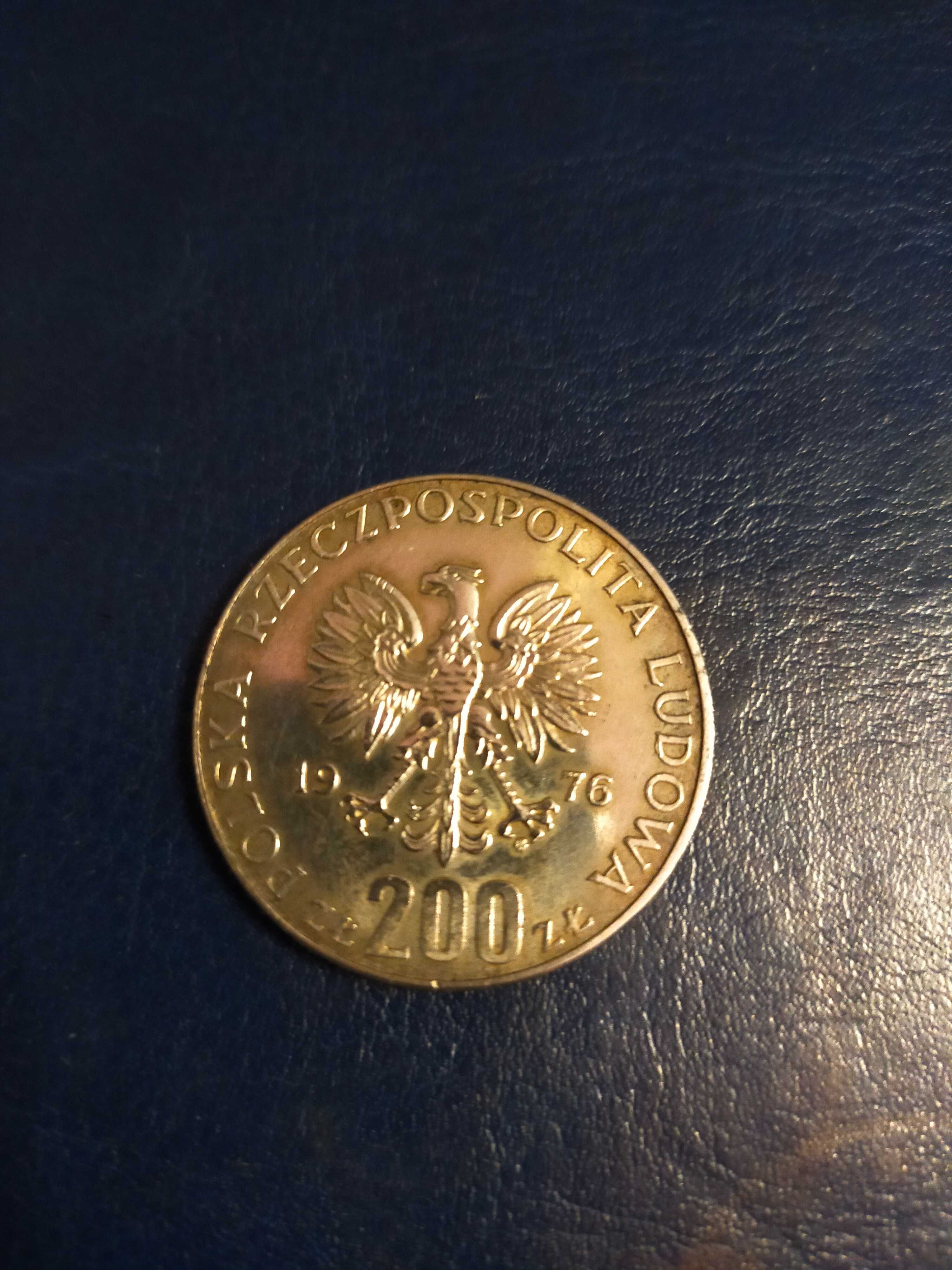 Moneta 200 złotych - Igrzyska XXI Olimpiady - 1976rok