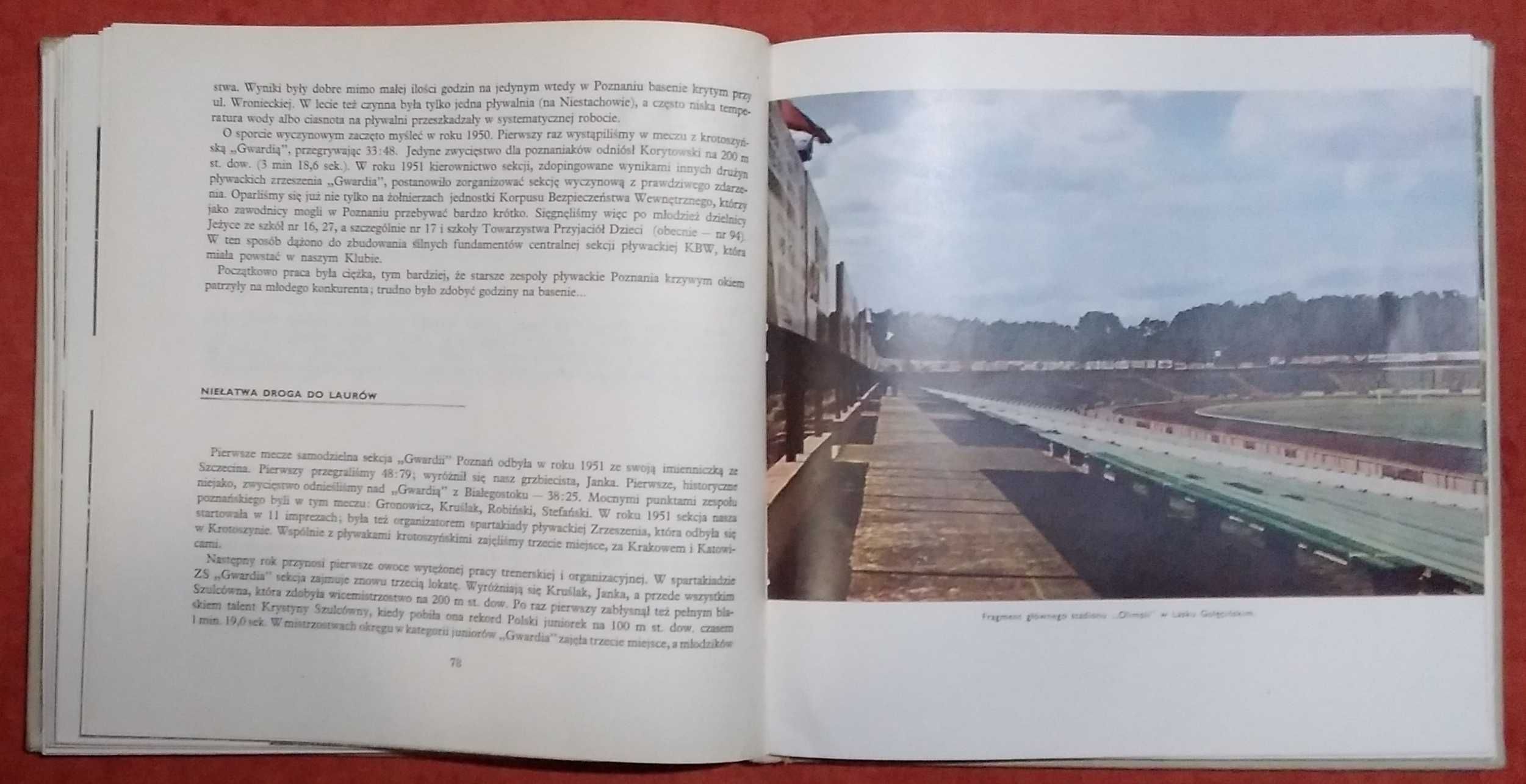 XX lat gwardyjskiego klubu sportowego Olimpia Poznań unikat 1968
