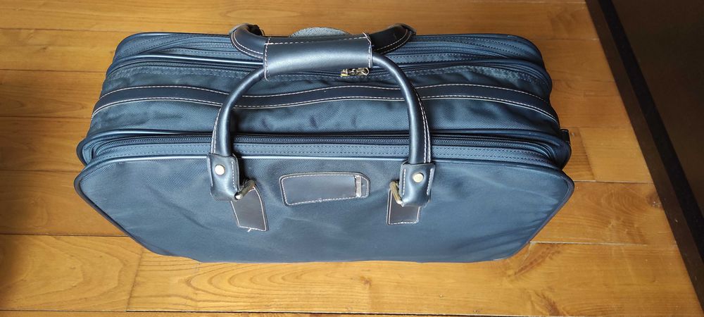 Mala de viagem Samsonite flexível de tamanho médio