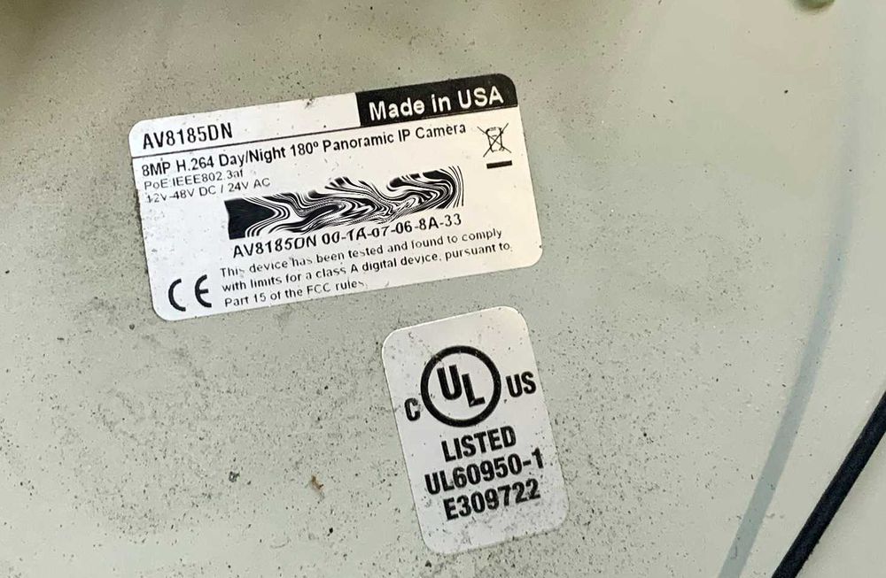 Мультиобъективная Панарама IP Камера ArecontVision 8185DN 180 град USA