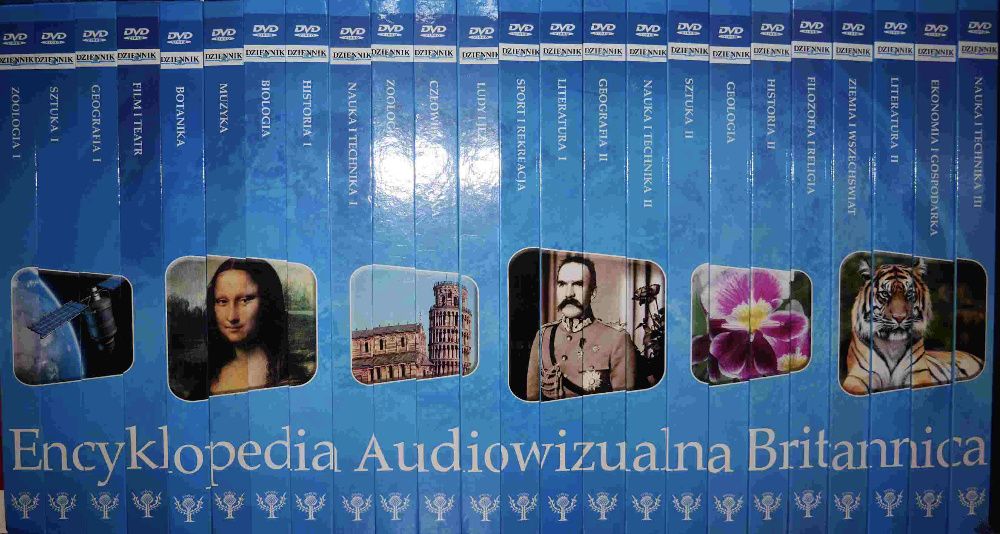 nowa Encyklopedia Audiowizualna Britannica Discovery 24 t + DVD unikat