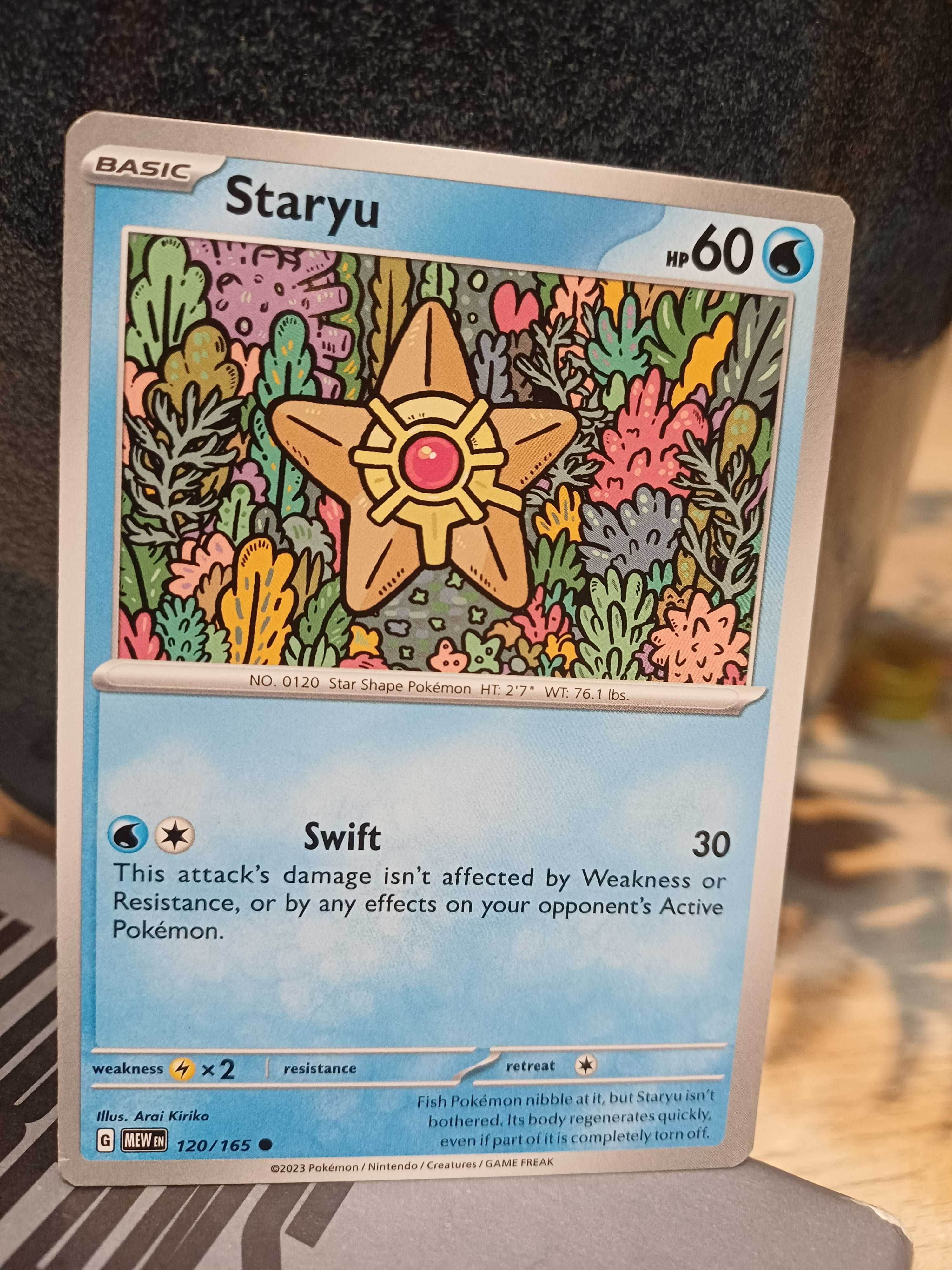 Carta Pokémon Staryu #120