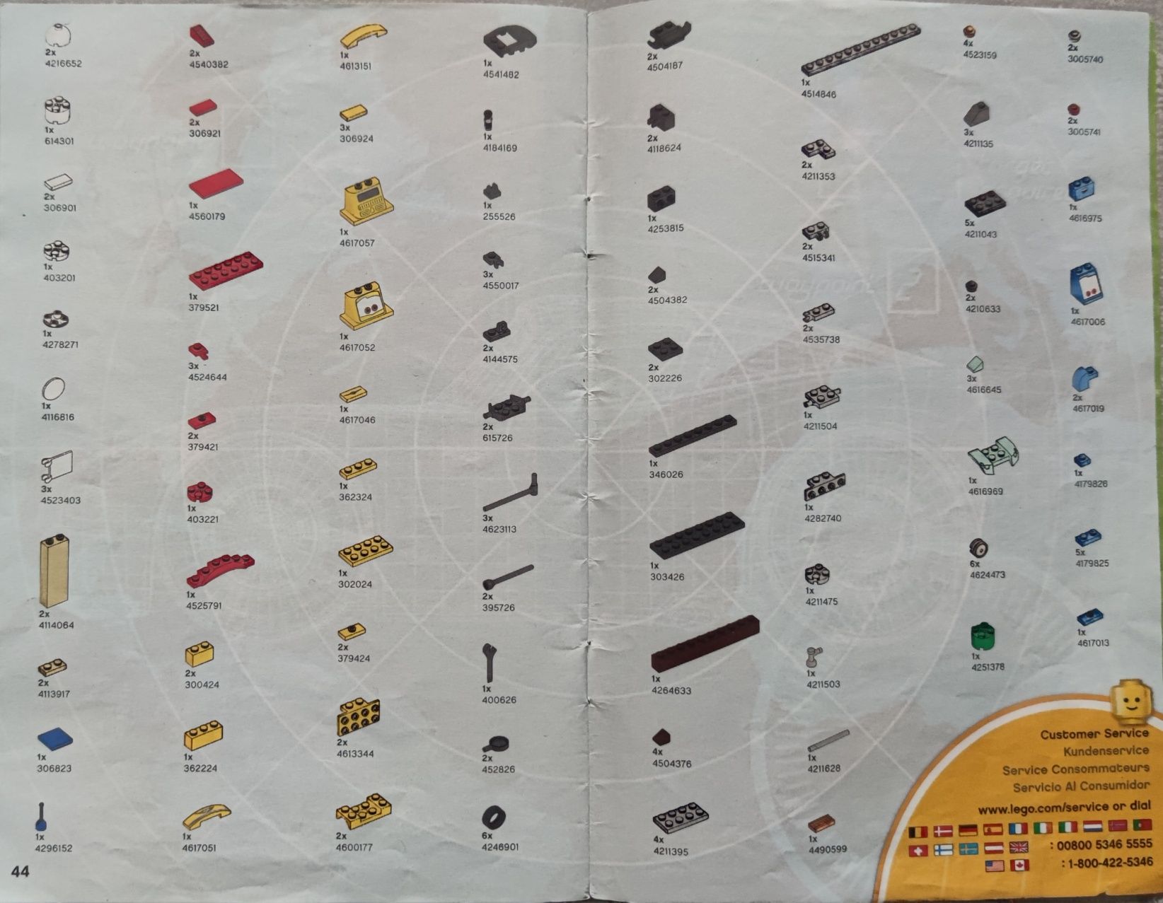 LEGO Cars 2 Auta 2 Stanowisko Disney 8206