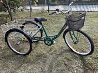 Велосипед триколісний вантажний для дорослих