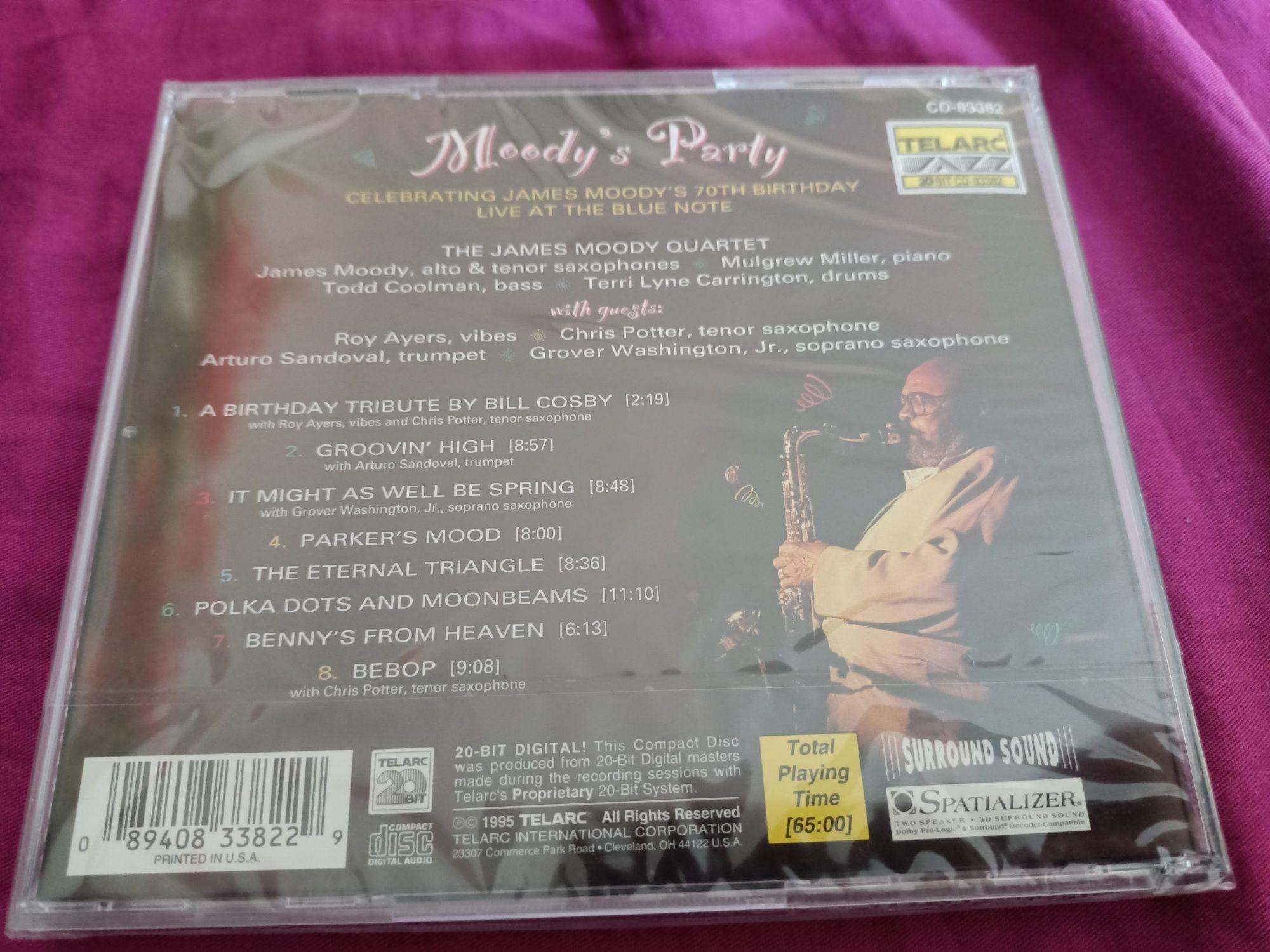 James Moody Quartet - Moody's Party - Live At The Blue Note (jazz)(fol